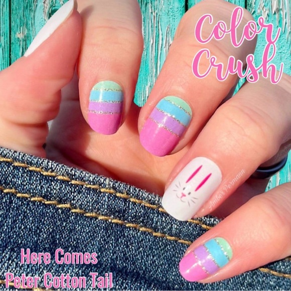 Color Crush Nails Other - Colorful Easter Nail Art Nail Wraps